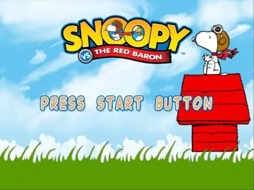 Snoopy vs. The Red Baron screen shot title